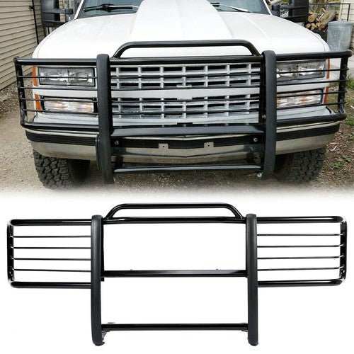 Solid Spare Steel Grille Grill Brush Bumper Guard For 1988-2000 Chevy GMC Silverado Sierra
