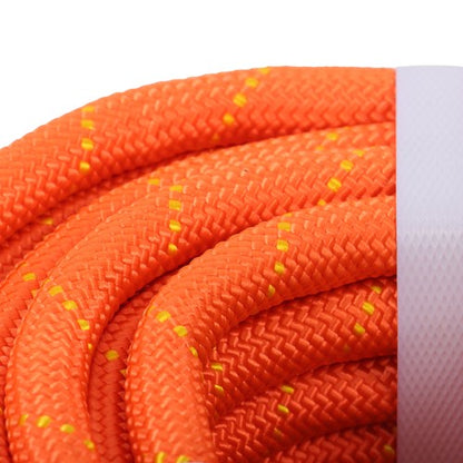 Solid Spare 1/2"×125' Double Braid Polyester Rope 8400Lbs Breaking Strength Bull Rope Orange