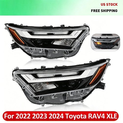For 2022-2024 Toyota RAV4 LED Headlights 811100R350 811500R350 Left & Right Pair