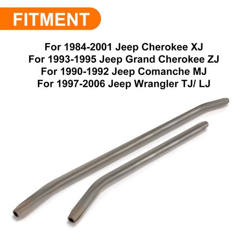 Solid Spare Heavy Duty Crossover Steering Kit for Jeep Cherokee XJ 1984-2001 Grey