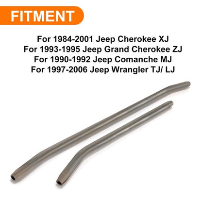 Solid Spare Heavy Duty Crossover Steering Kit for Jeep Cherokee XJ 1984-2001 Grey