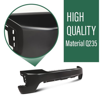 Solid Spare Front Bumper Face Bar w/o Sensor Holes Fit For 2019-2022 Chevy Silverado 1500