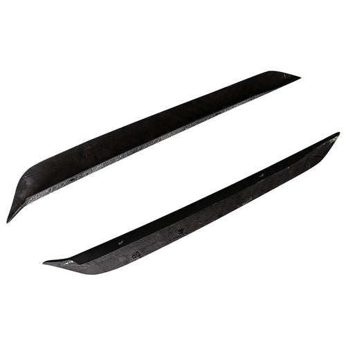 4PCS Carbon Fiber Front Bumper Side Blade Canard Fin For 22-24 Subaru WRX VB S4