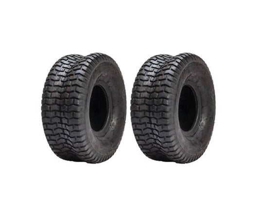 Solid Spare SET OF 2 15X6X6 15X6.00-6 Turf Tires Garden Tractor Lawn Mower Riding Mower