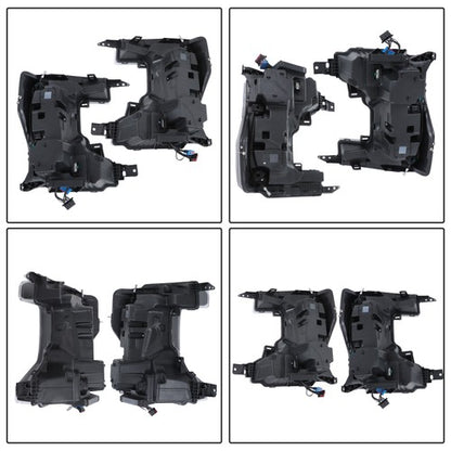 Solid Spare For Ford F250 F350 Super Duty 2020-2022 LH+RH Headlights Replacement LED Housing