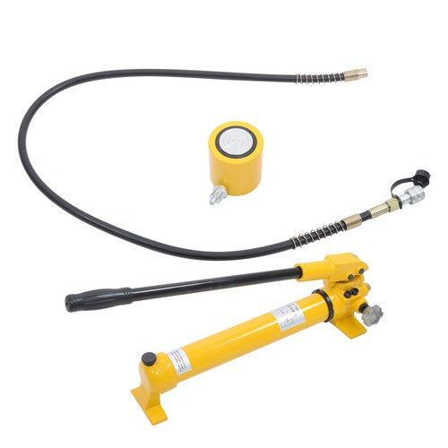 Solid Spare 30 Ton Hydraulic Jack Air Pump Lift Portable Power Ram Repair Tool+Hand Pump