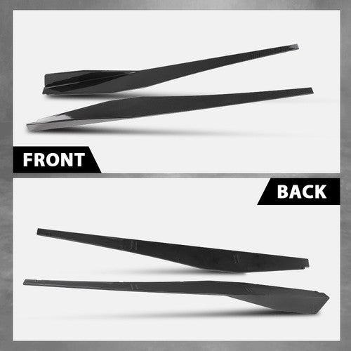 Solid Spare Fit For 2020 2021 2022 2023 Corvette C8 5VM Side Skirts Extension Lip Panel NEW