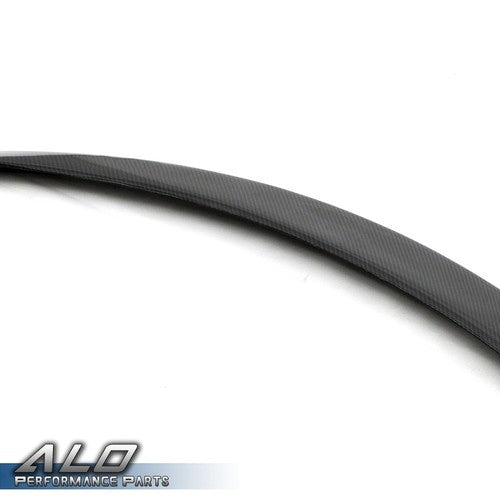 Solid Spare Rear Trunk Spoiler Wing Carbon Look Fit For 2015-2020 Benz W205 C-Class C63 AMG