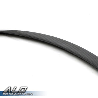 Solid Spare Rear Trunk Spoiler Wing Carbon Look Fit For 2015-2020 Benz W205 C-Class C63 AMG