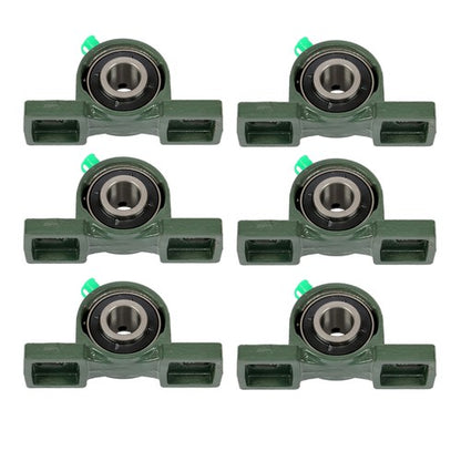 Solid Spare 6× UCP204-12 Pillow Block Mounted Ball Bearing 3/4" Bore Cast Iron Base