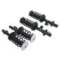 Solid Spare NEW For Range Rover Evoque 2012-2018 Set Shock Absorber Strut Assys w/ Electric