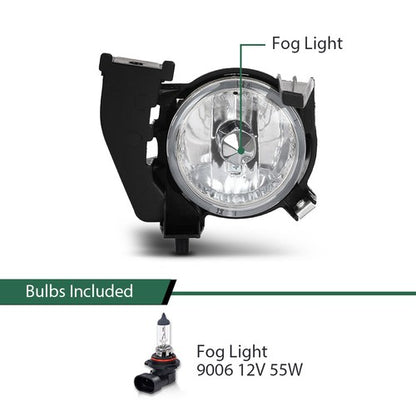 Solid Spare Fog Light Driving Lamp Assembly Fit For 2006-2008 Subaru Forester Right Side