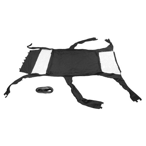 Solid Spare Full Cabin Cab Enclosure Soft Door For 2010-2014 Polaris RZR-4 800 900 Black
