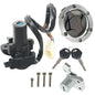 Solid Spare New Ignition Switch Lock Gas Cap Cover Set For Kawasaki Ninja 250R EX250J 08-12