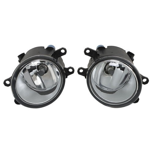 Solid Spare For Toyota Highlander 2018-2019 Front Bumper Fog Lights Pair LH&RH+Upper Grille