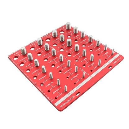 Solid Spare 14 Metric and 14 Standard New 28 Bolt and Nut Identifier Gauges Thread Checker
