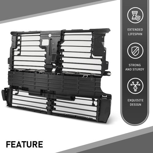 Solid Spare New Radiator Shutter Assembly W/O Motor FT4Z8475A Fit For 2015-2018 Ford Edge