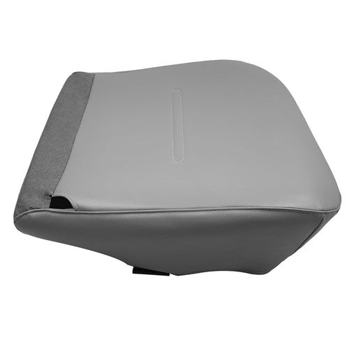 Solid Spare Compatible For Ford F250 F350 Truck 2001-2007 NEW Driver Bottom Seat Cover Gray