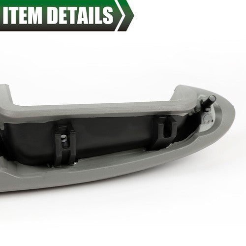 Solid Spare Door Armrest Gray Driver & Passenger Side Fit For Cadillac Chevy GMC SUV Truck