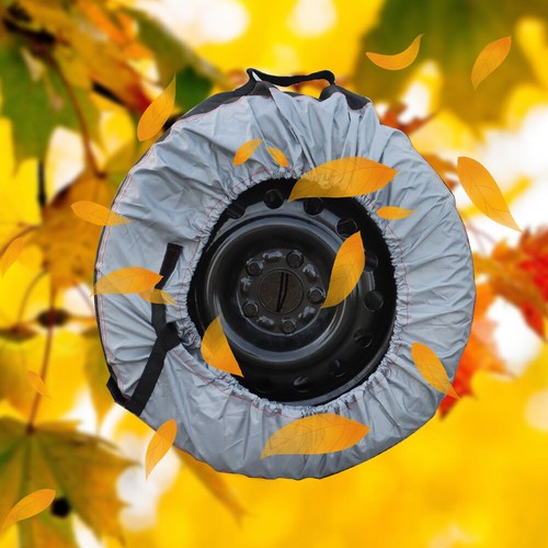 Solid Spare For Black 420D And Black 600D Cases+Tyre 4Pcs Bags Car Cover With Handheld Tyre