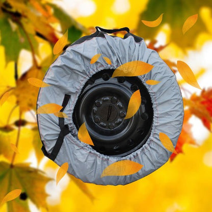Solid Spare For Black 420D And Black 600D Cases+Tyre 4Pcs Bags Car Cover With Handheld Tyre