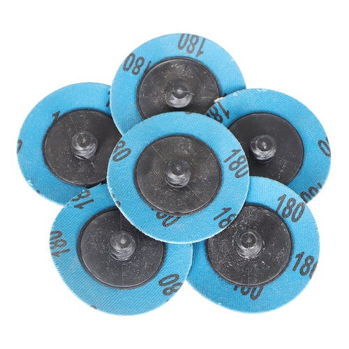 Solid Spare 1/4 Holder Die Grinder Quick Change Disc 71PCS 2" Roll Lock Sanding Discs Set W/