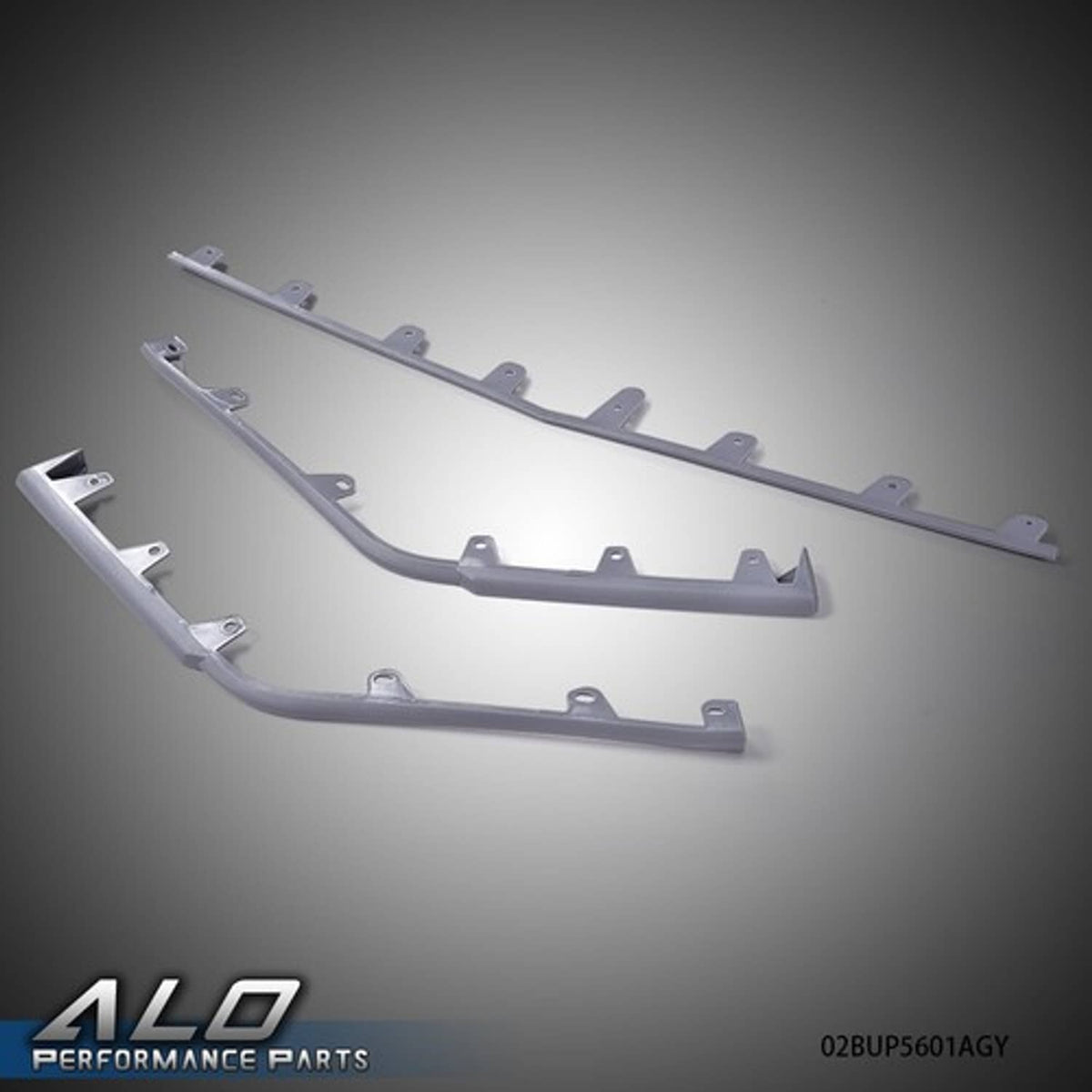 Solid Spare Bumper Trim Fit For 2009-2015 Cadillac CTS V Model Front Bumper Molding Kit Gray