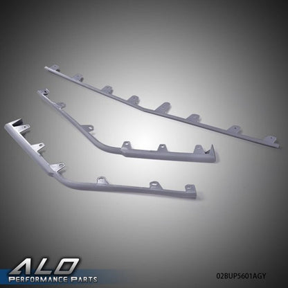 Solid Spare Bumper Trim Fit For 2009-2015 Cadillac CTS V Model Front Bumper Molding Kit Gray