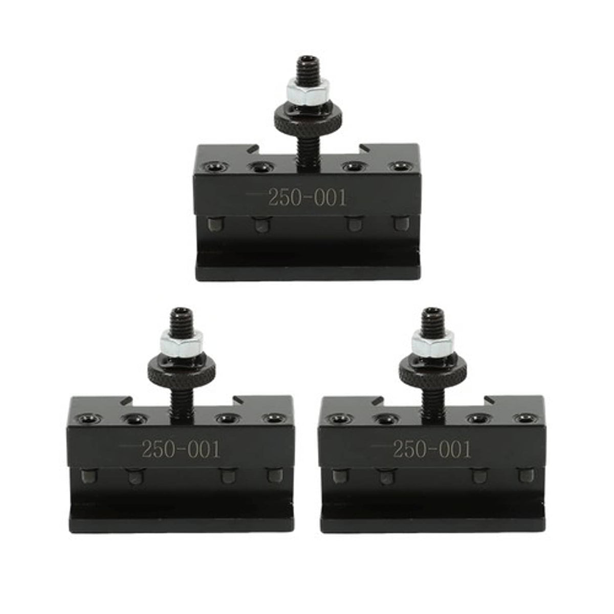 Solid Spare New 3 PCS OXA #1 Quick Change Turning & Facing Lathe Tool Post Holder 250-001