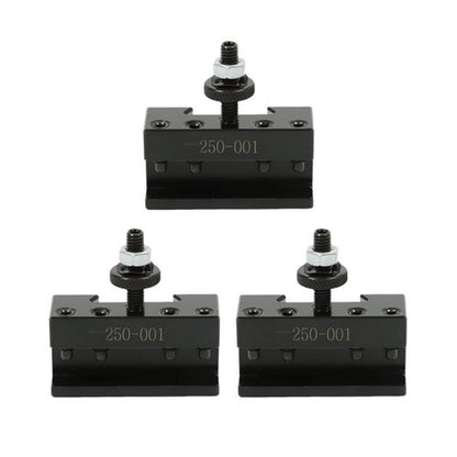 Solid Spare New 3 PCS OXA #1 Quick Change Turning & Facing Lathe Tool Post Holder 250-001