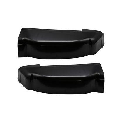 2PCS Black Cab Corners For 1999-2007 Chevy Silverado GMC Sierra Extended Cab