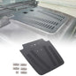 Solid Spare Vented Hood Louver Black For Jeep Wrangler TJ / LJ 2003 2004 2005 2006