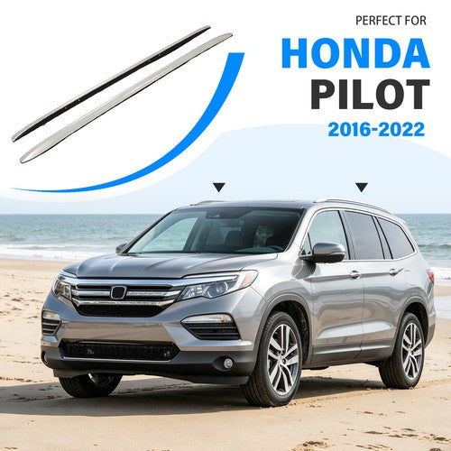 Solid Spare Pair Top Roof Rack Side Rails Luggage Cargo Carrier For 2016-2022 Honda Pilot