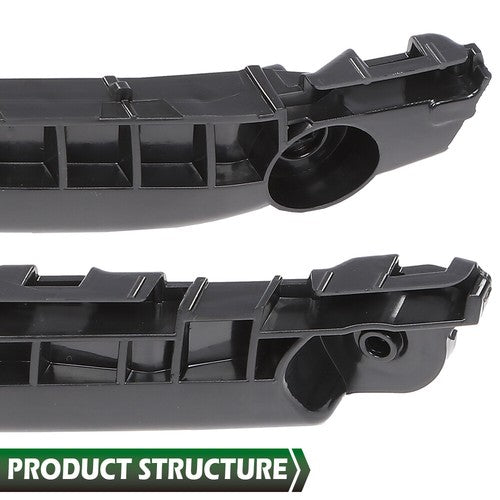 Solid Spare Fit For 07-11 Toyota Yaris Hatchback Front Bumper Bracket Right & Left