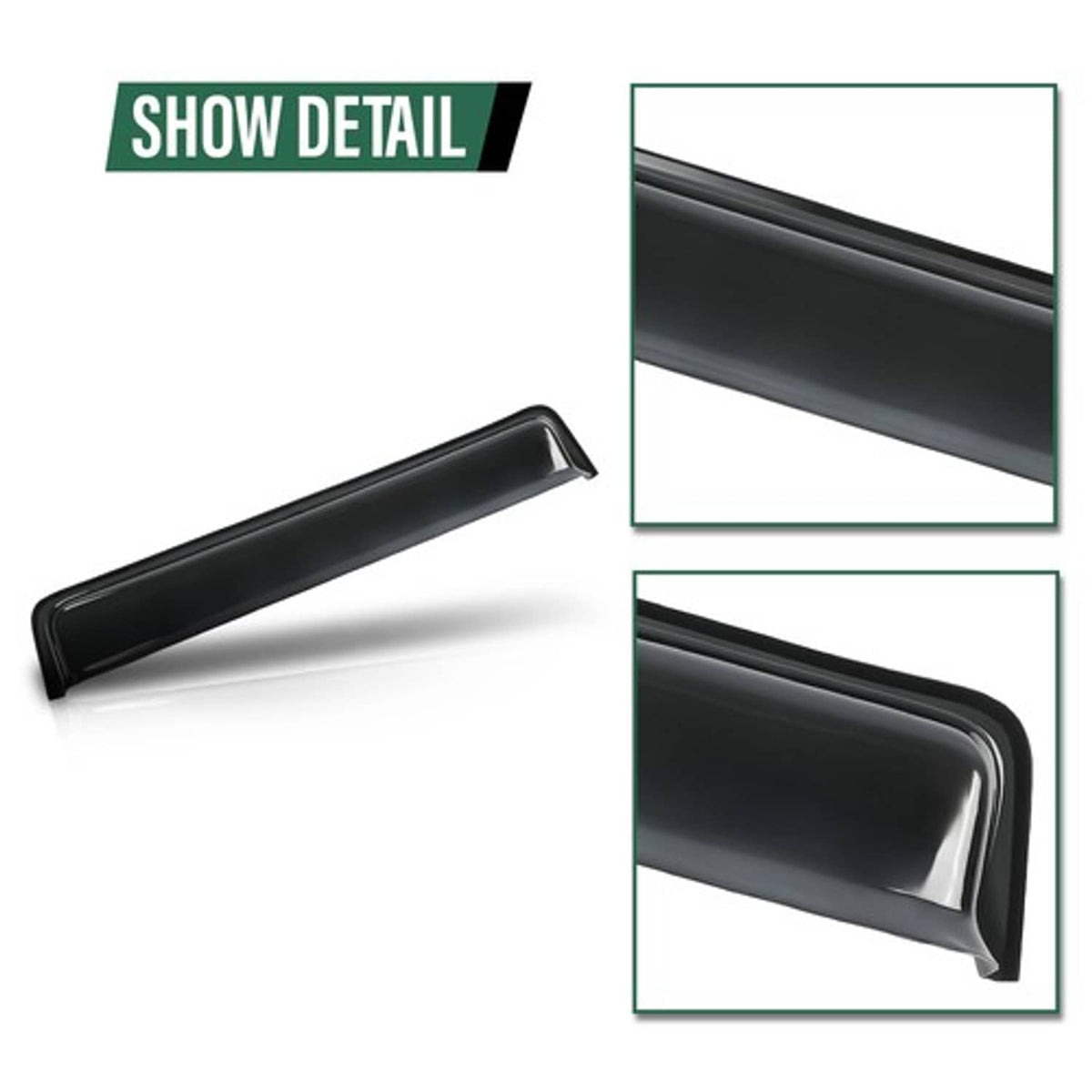 Solid Spare RV Window Visor Deflector Rain Guard Sun Visor Fits 30 inch Wide Window