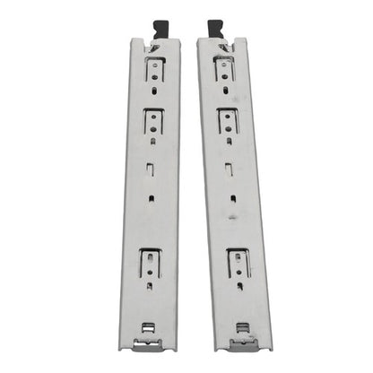 Solid Spare 1 Pair of 14" Locking Drawer Slides Full Extension & Lock 150 lb Load Capacity