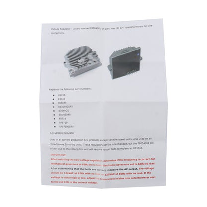 Solid Spare 0F97190SRV FOR Generac Voltage Regulator PCB 0F9719 083049
