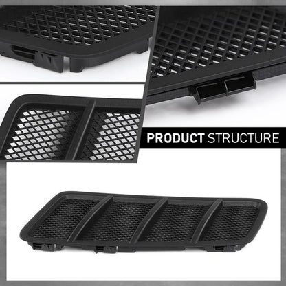 Solid Spare Hood Air Vent Grille Cover Left Fit For 2012-2015 Mercedes W166 ML /GL Class