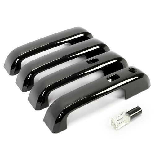 Solid Spare Door Handle Cover For 17-22 Ford F250 F350 Super Duty W/SmartKey Touch 4 Door