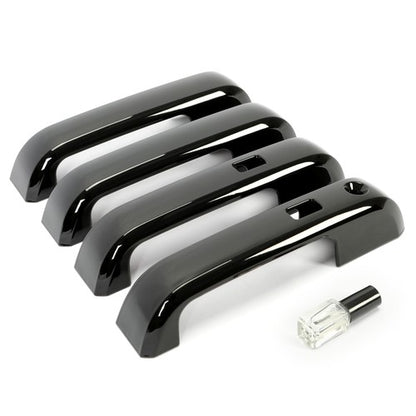 Solid Spare Door Handle Cover For 17-22 Ford F250 F350 Super Duty W/SmartKey Touch 4 Door