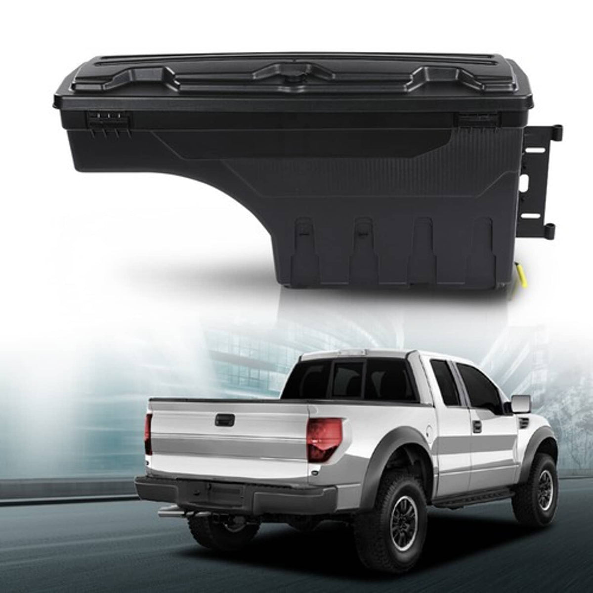 Solid Spare Fit For 97-2014 Ford F150 F-150 Right Passenger Side Truck Bed Storage Tool Box