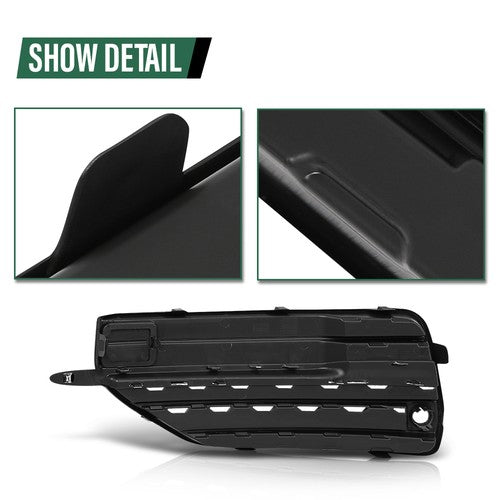 Solid Spare Front Bumper Insert Fog Light Cover Fit For 2016-2019 Volvo XC90 Right Side