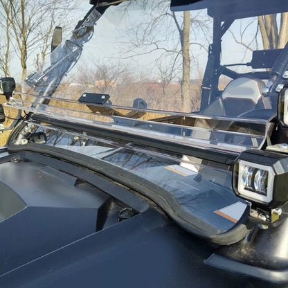 Solid Spare Clear Windshield Flip For Polaris RZR 800 570 / RZR XP 900 / XP 4 800 900 11-14