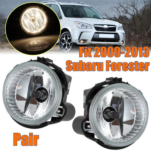 For Subaru Forester 2009 2010 2011-2013 Front Bumper Clear Lens Fog Lights Lamps