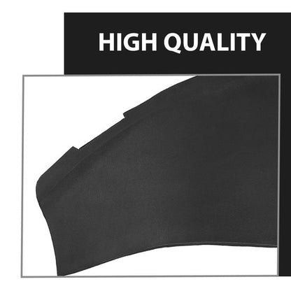 Solid Spare Fit For 1993-1996 Pontiac Firebird TPE Dashboard Dash Cover Cap Overlay Black