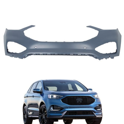 Solid Spare For Ford Edge 2019-2024 Front Bumper Cover With 4 Sensor Holes KT4Z17D957DAPTM