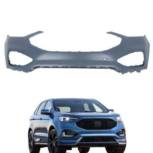 Solid Spare For Ford Edge 2019-2024 Front Bumper Cover With 4 Sensor Holes KT4Z17D957DAPTM