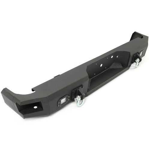 Solid Spare Fit For 2009-2014 Ford F150 Truck Complete Rear Steel Bumper One Piece Textured