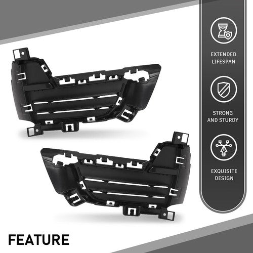 Solid Spare Fit For 2014-2018 BMW X5 F15 Front Bumper Lower Mesh Grille Grill Left & Right