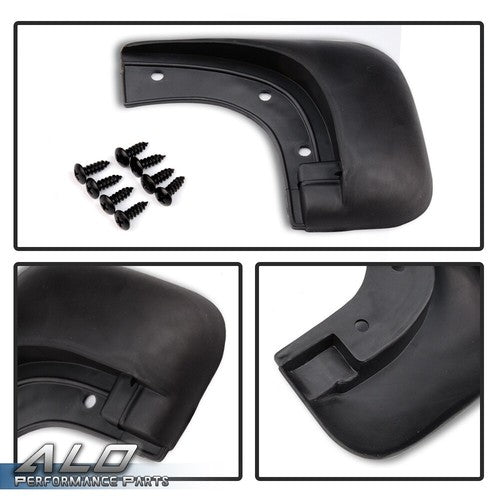 Solid Spare Fit For 98-05 Audi A6 C5 Sedan Front & Rear Mud Flap Splash Guard Mudguard
